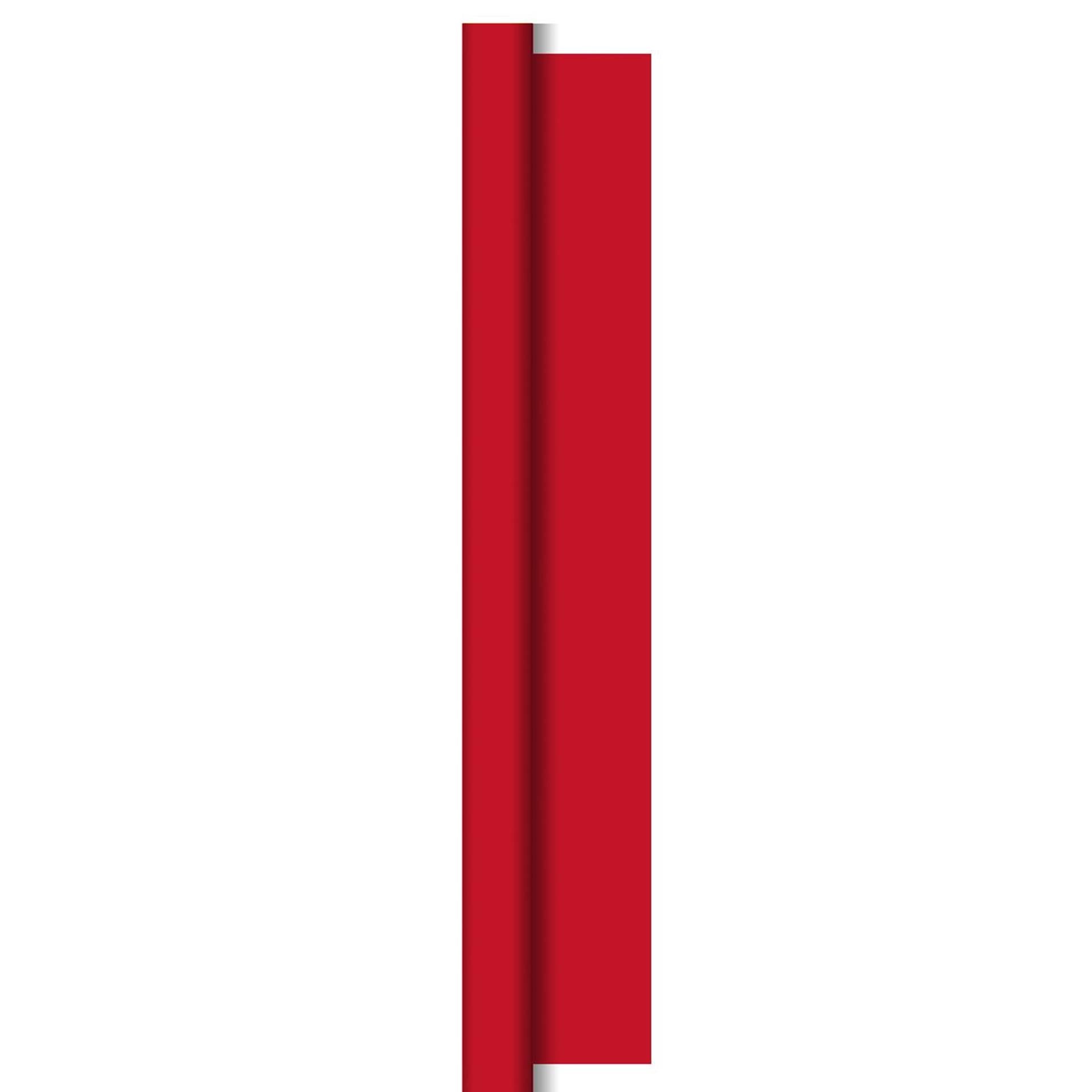 Damast papier 8x1.18mtr brill.rood