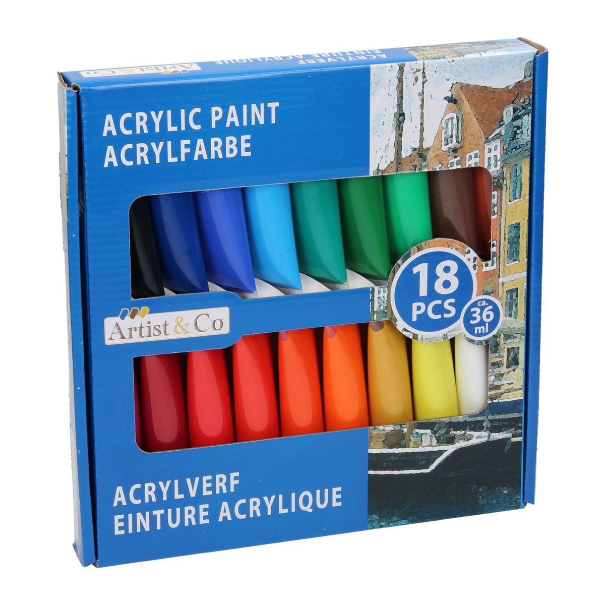 - Acrylverf 18dlg.