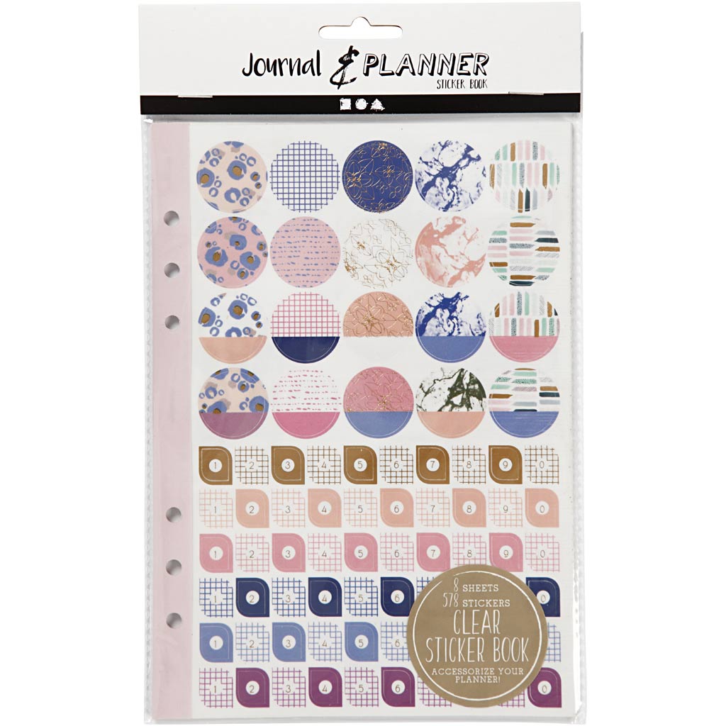 Creativ Company - Creativ Company Https://www.cchobby.nl/stickerboek-bloemen-a5-goud-paars-roze-1-stuk