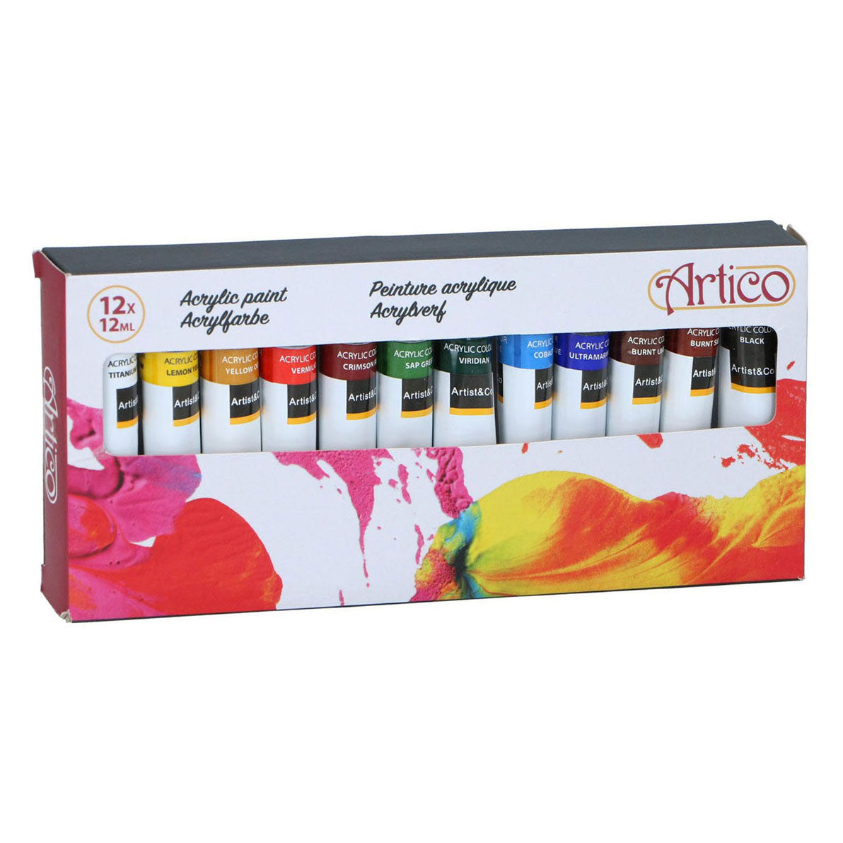 - Acrylverf 12 stuks