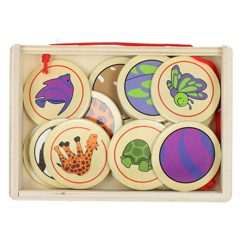 Marionette wood marionettewood houten memory spel 20-delig