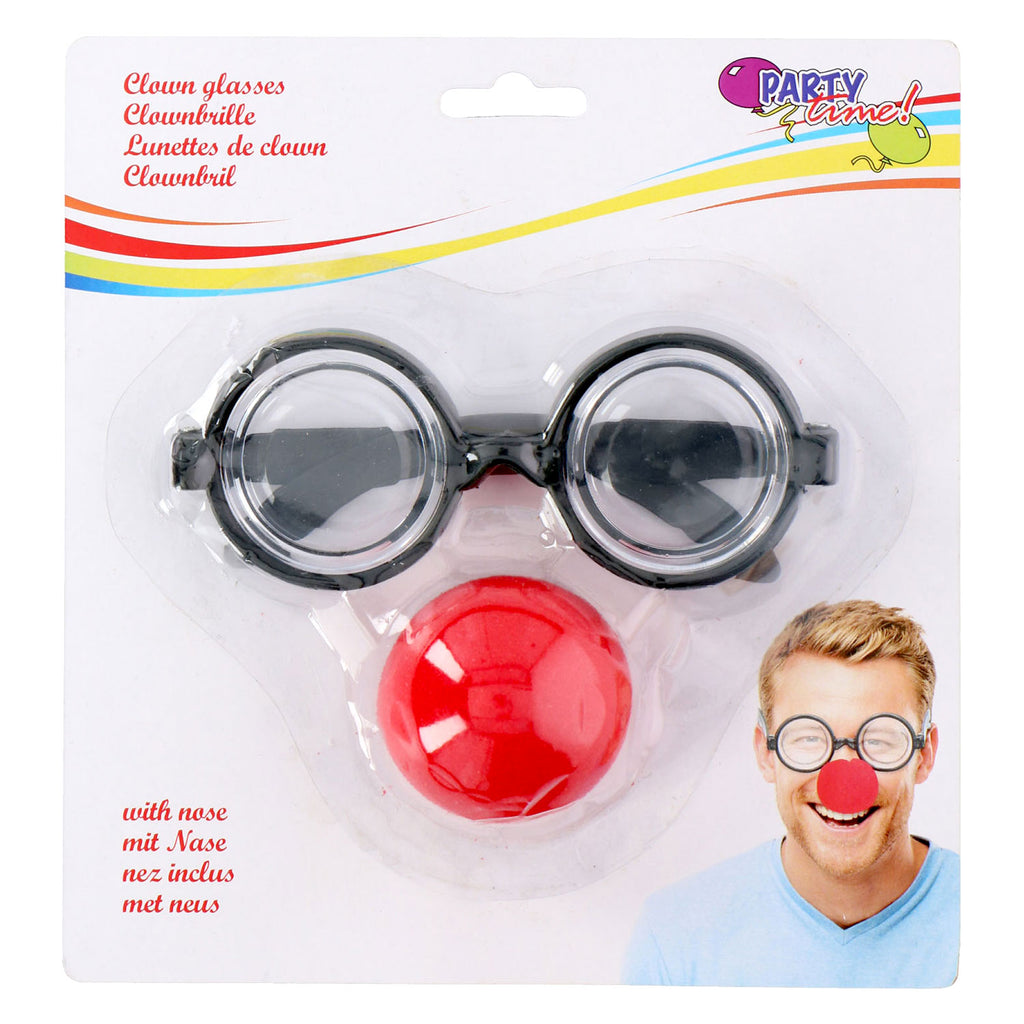 Merkloos sans marque clown bril neus pp