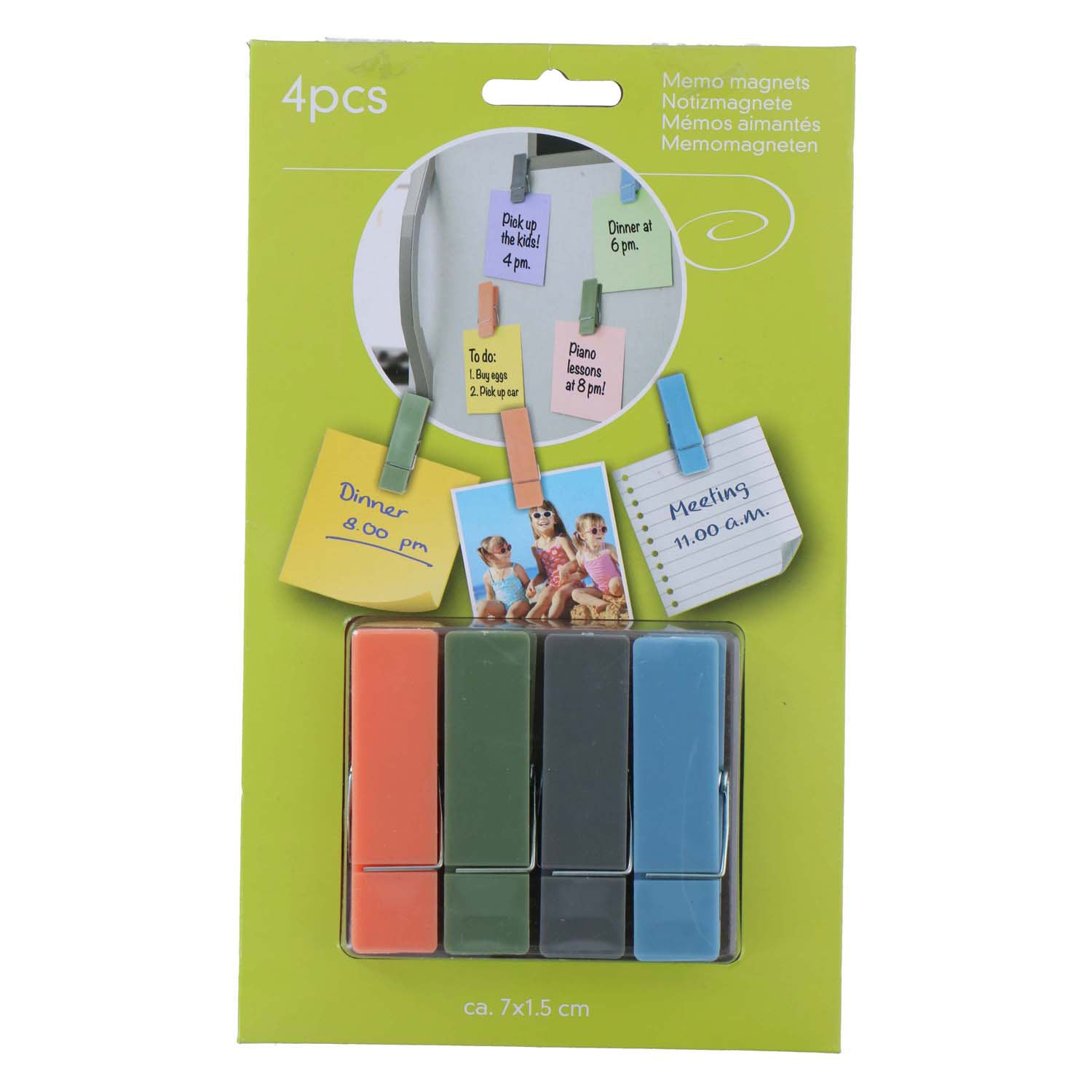 - Memo Magneten - 4 stuks