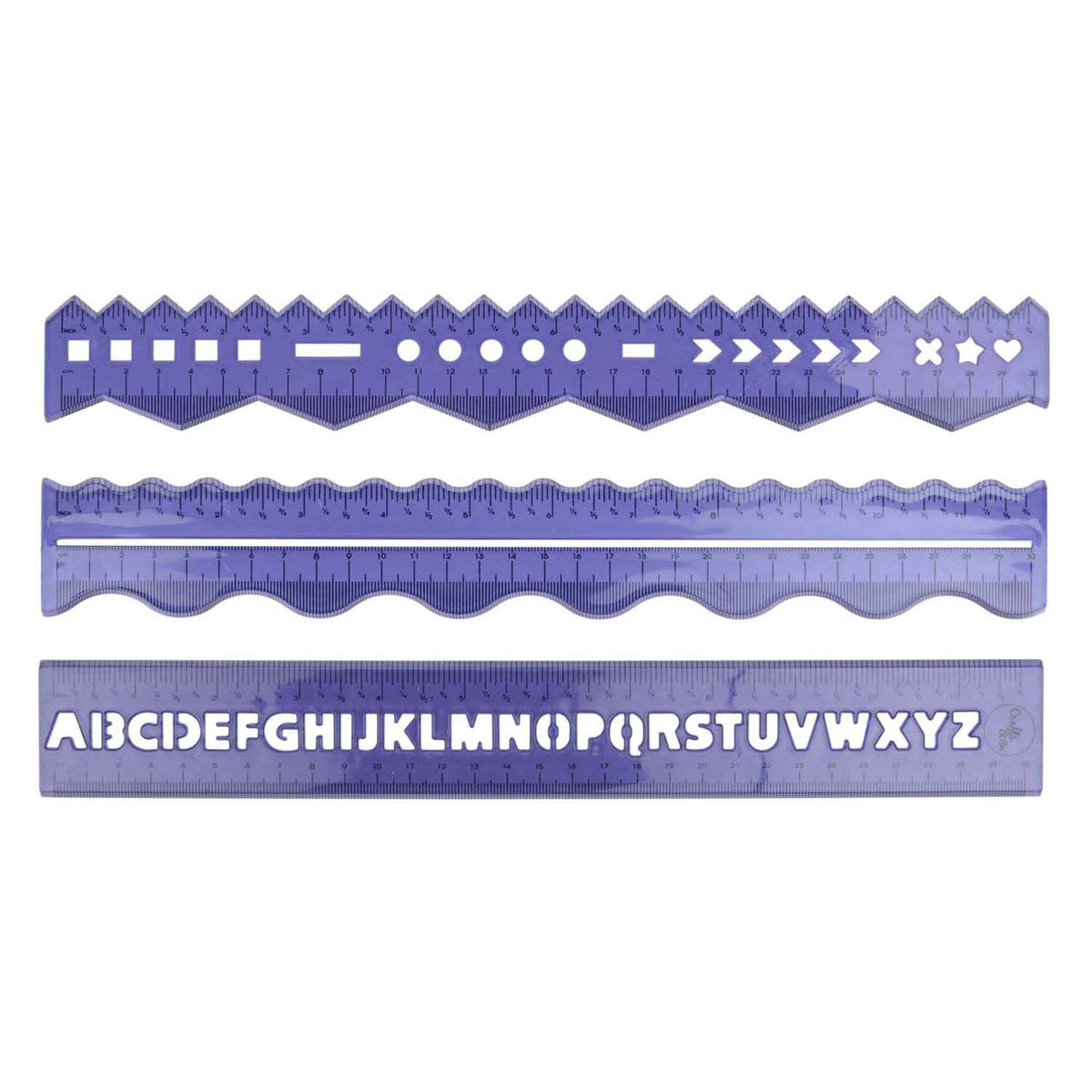 - Linialenset Creatief 30cm 3dlg.