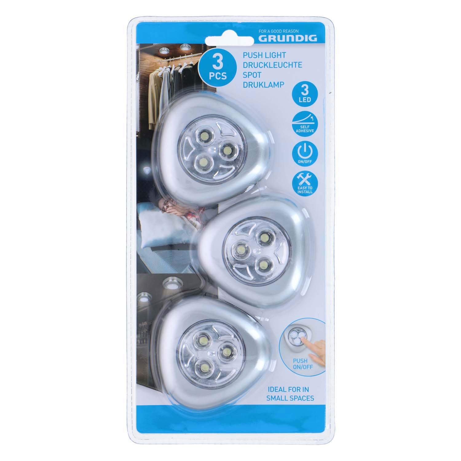 - Druklamp Led 3st.