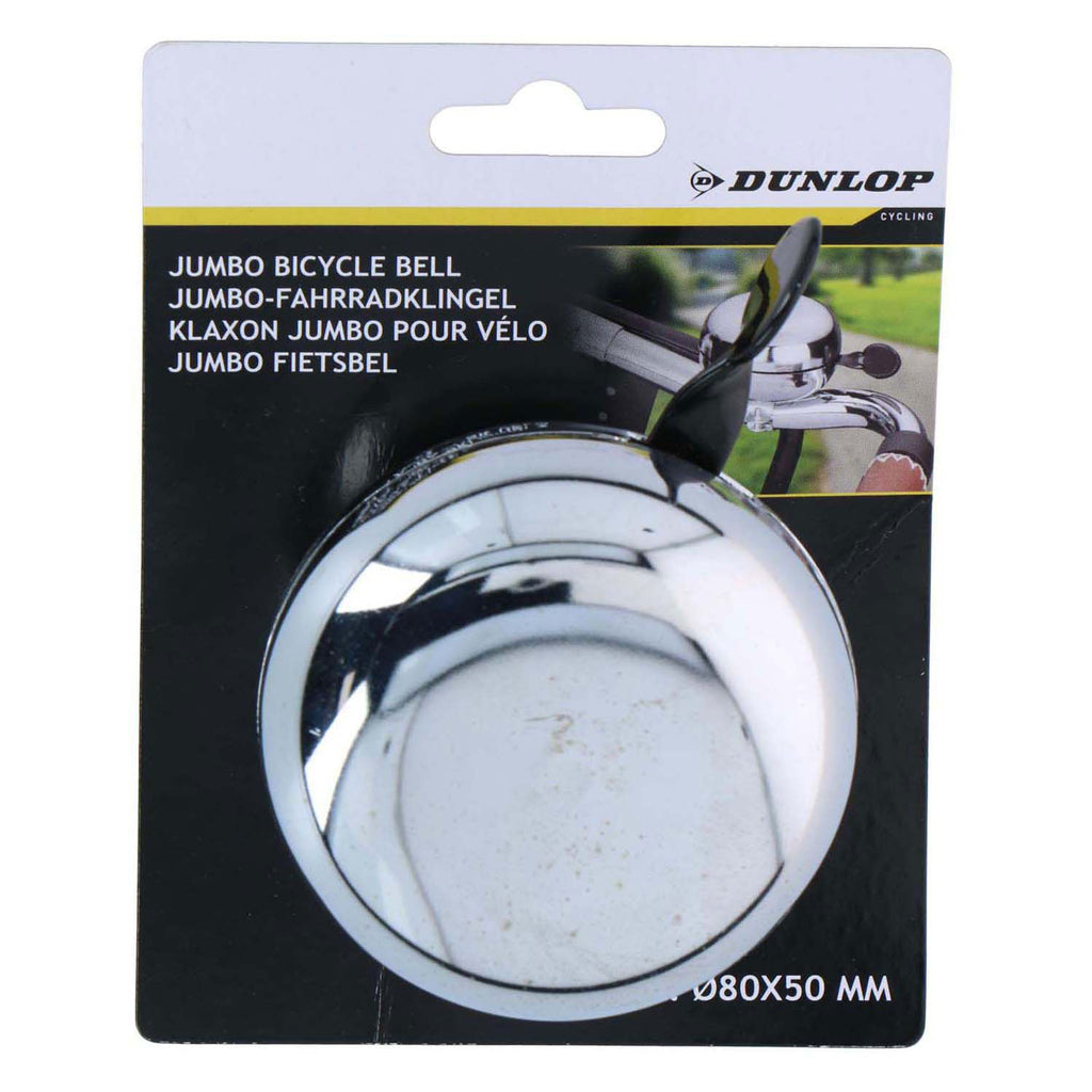 Dunlop - Dunlop Fietsbel retro zilver