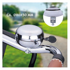 Dunlop - Dunlop Fietsbel retro zilver