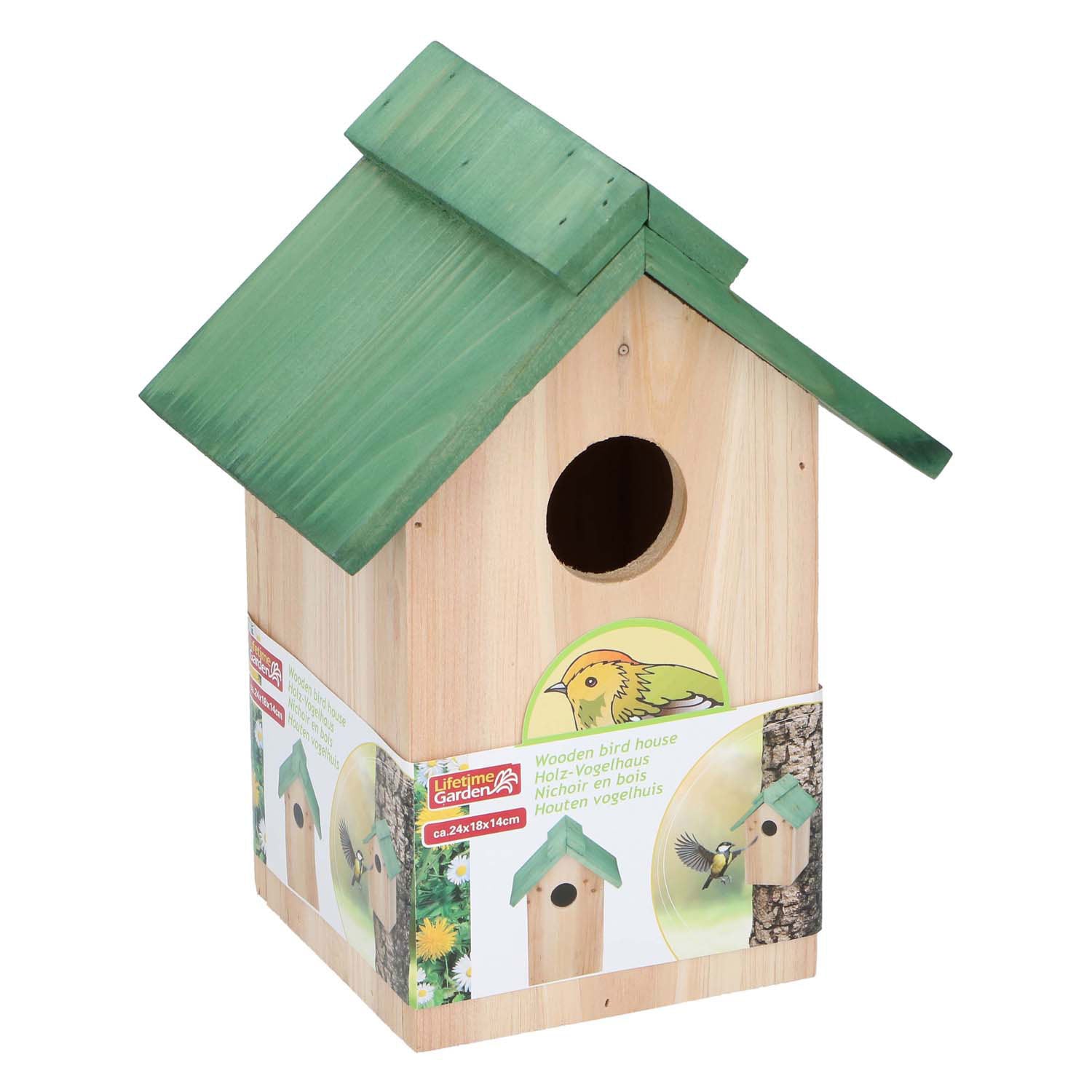 - Vogelhuis 24x18x14cm