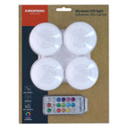 - Kleurveranderende Draadloze Ledlamp Set van 4