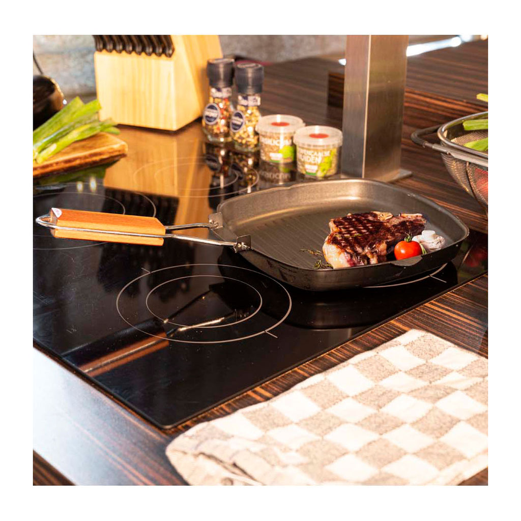 Alpina - Inklapbare grillpan 24x24cm