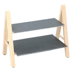 - Serveerstandaard Twee lagen 32x18x28cm