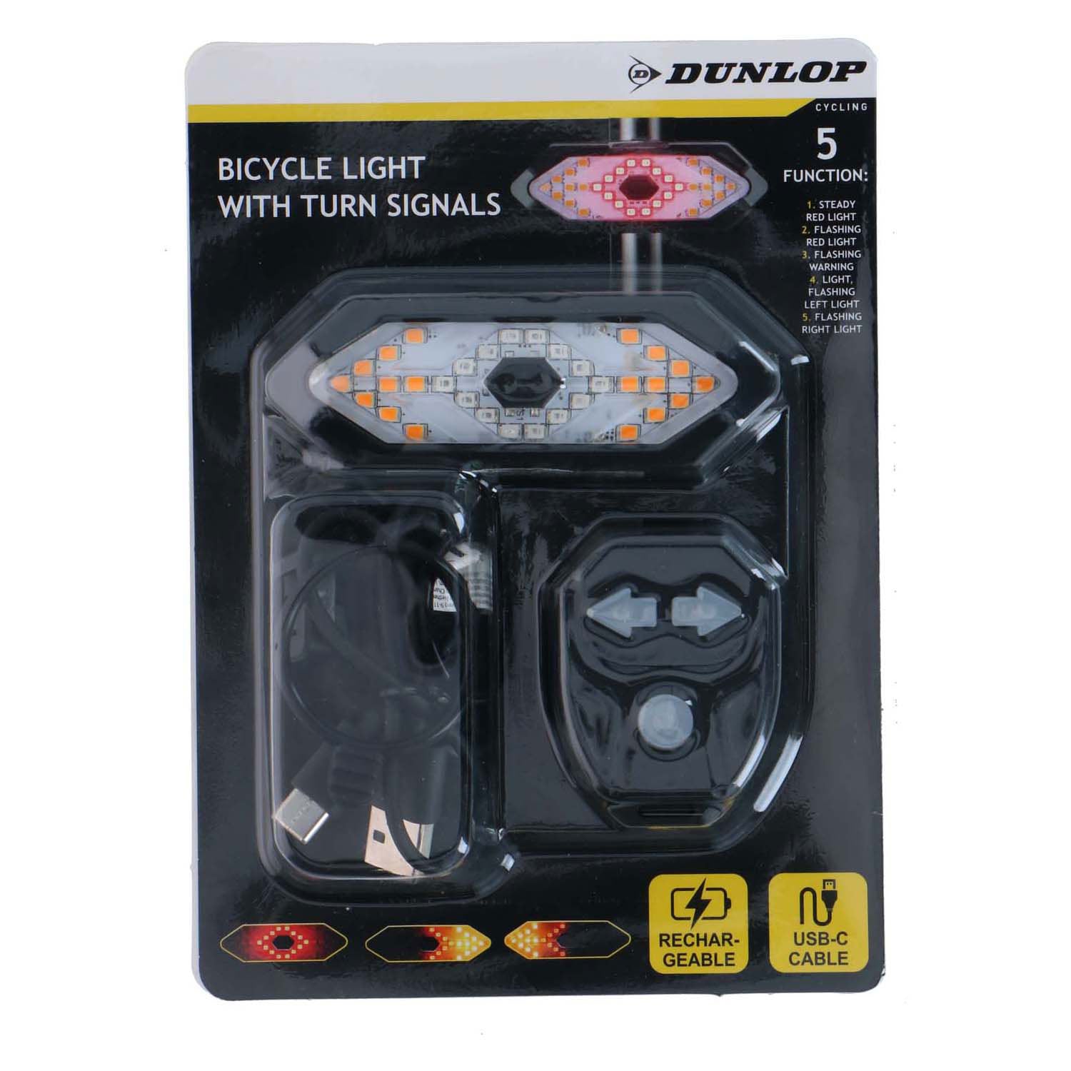 Dunlop - Dunlop Fietslamp met richtingaanwijzer
