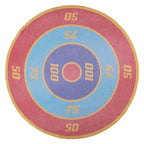 Eddy toys werpspel 5-delig - zwembad speelgoed kinderen - drijvend doelspel met schijven - spel voor water en tuin - diameter 65cm - multicolor