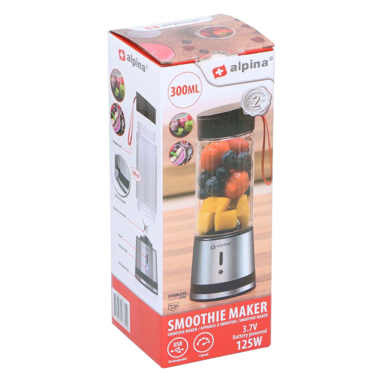 Alpina - smoothiemaker 125w 300ml