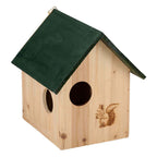 Houten eekhoornhuisje