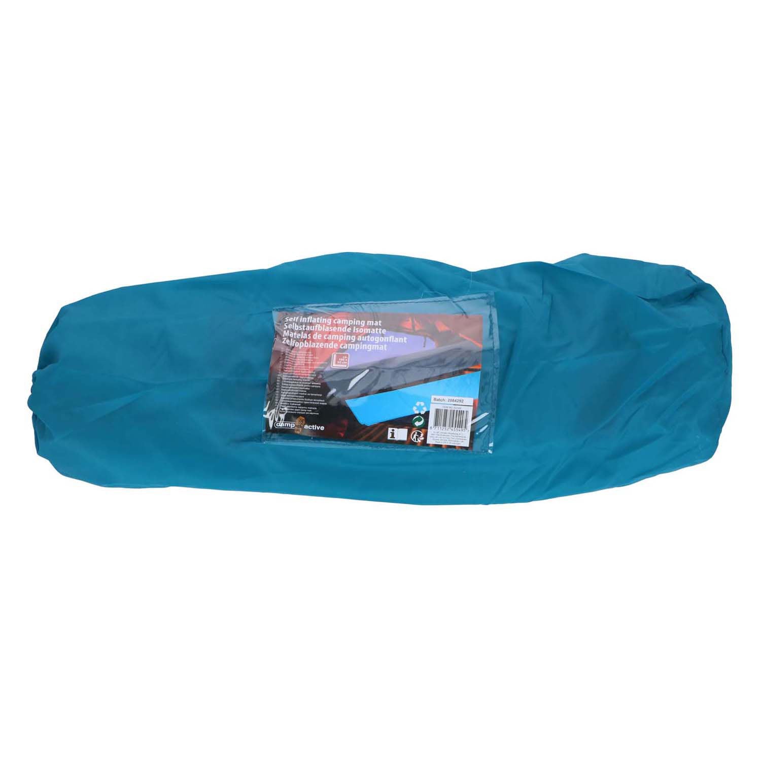 Zelfopblazende campingmat met draagtas, 180x50cm