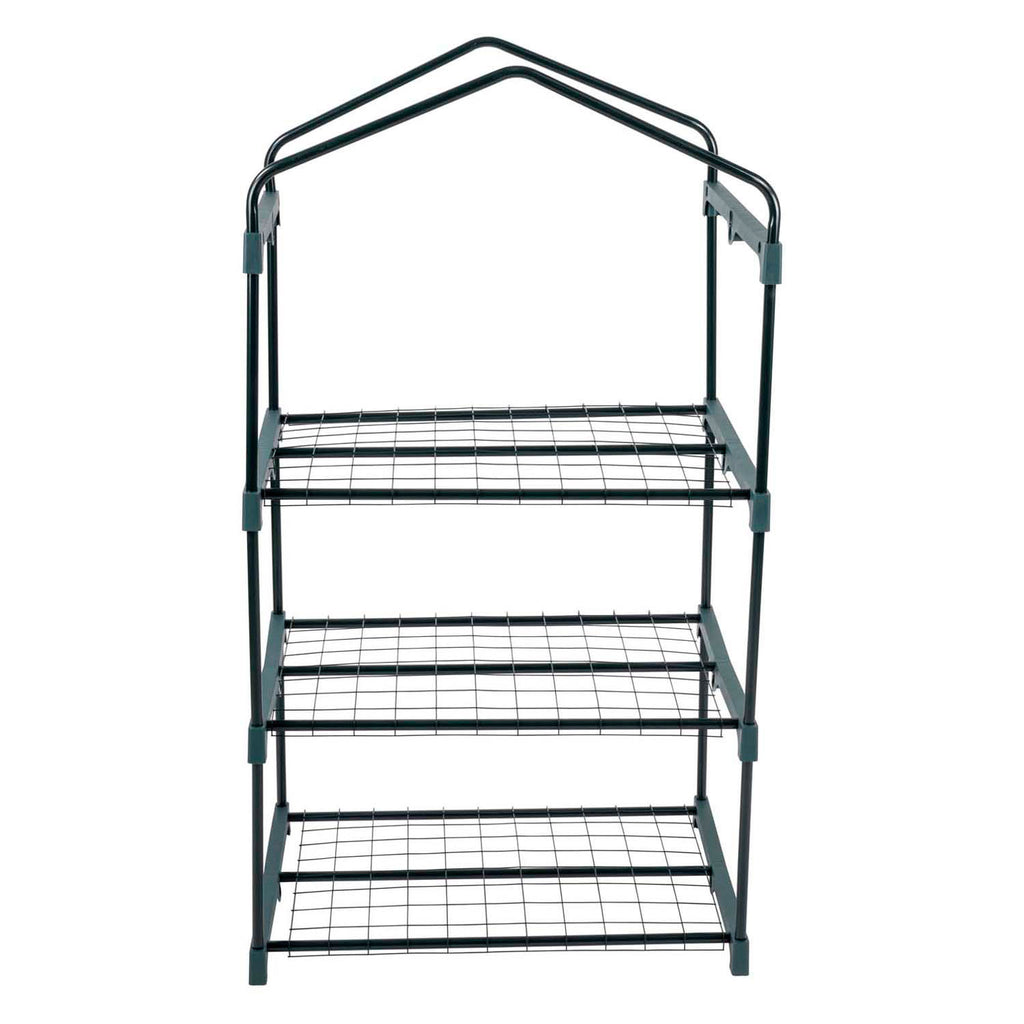 Kinzo - Kinzo kweekkas - broeikas tuinkas 69x49x125 cm - kweekbak met 3 verdiepingen - transparant broeikast design met ritssluiting - broeikas kweekkas voor groenten kweken - groen