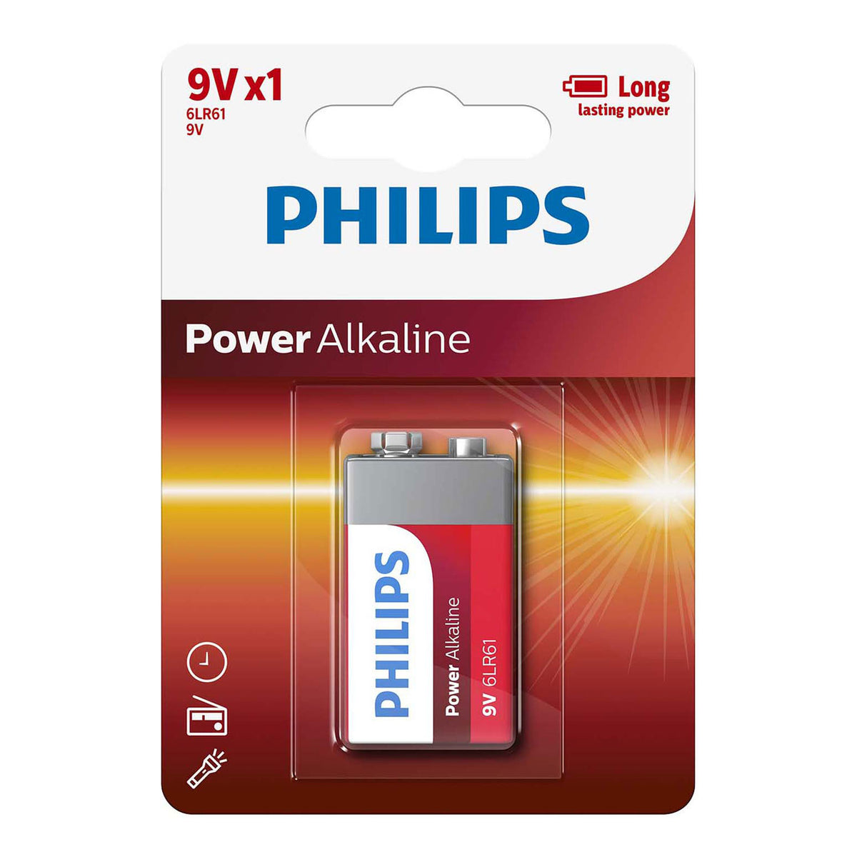 Philips 9v batterij powerlife
