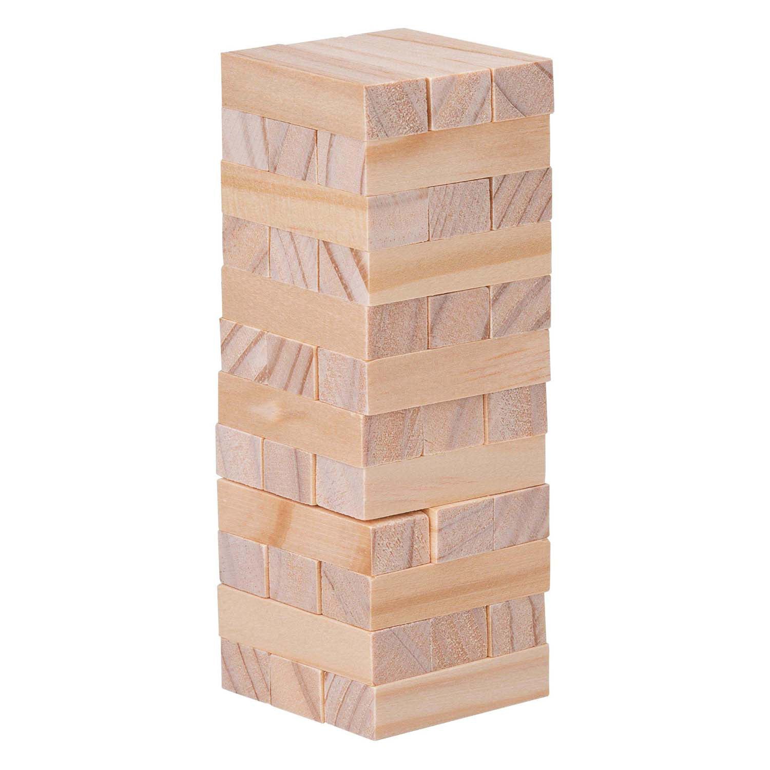 - Houten Mini Stapelspel 36dlg.