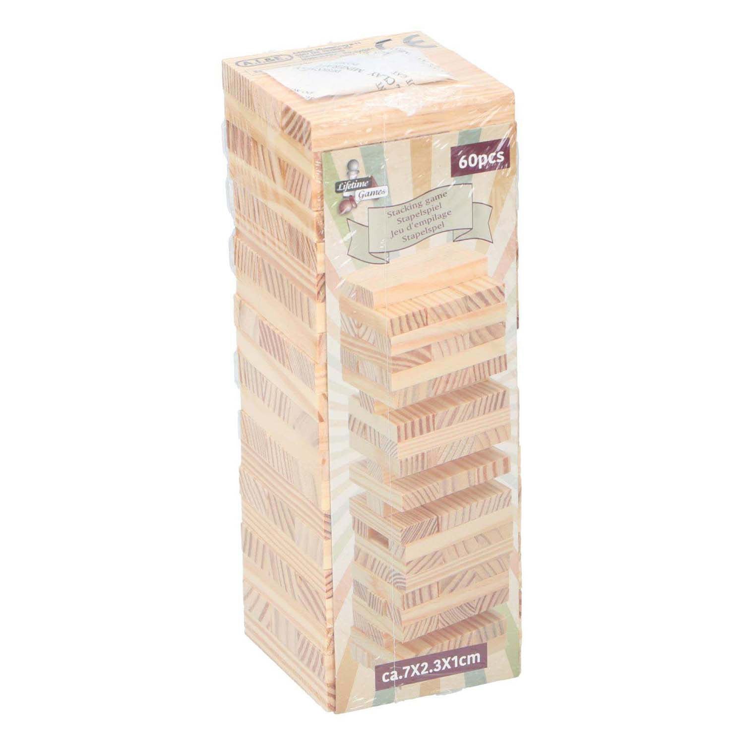 - Houten Stapelspel - 60dlg