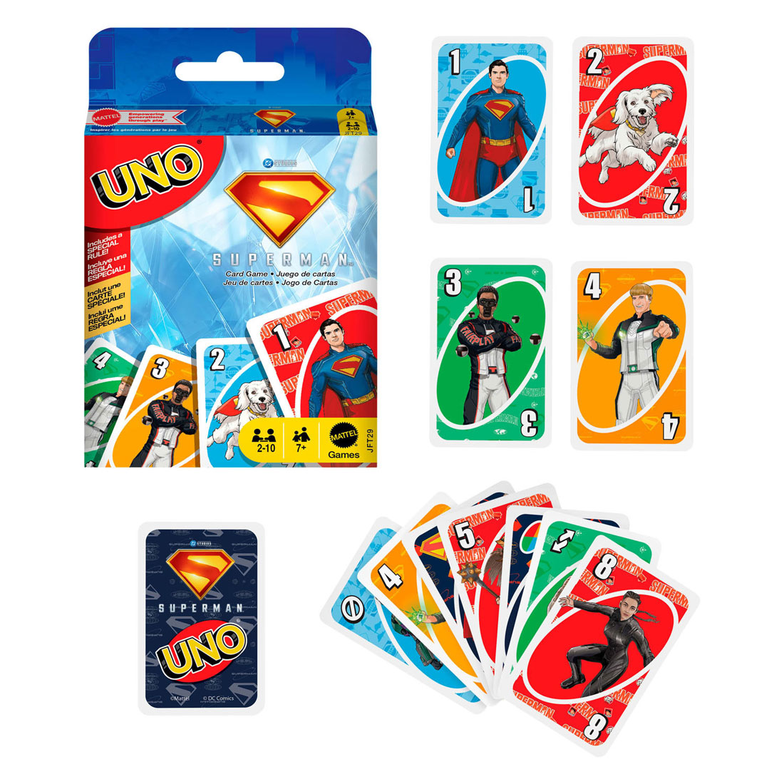 Mattel uno superman kaartspel