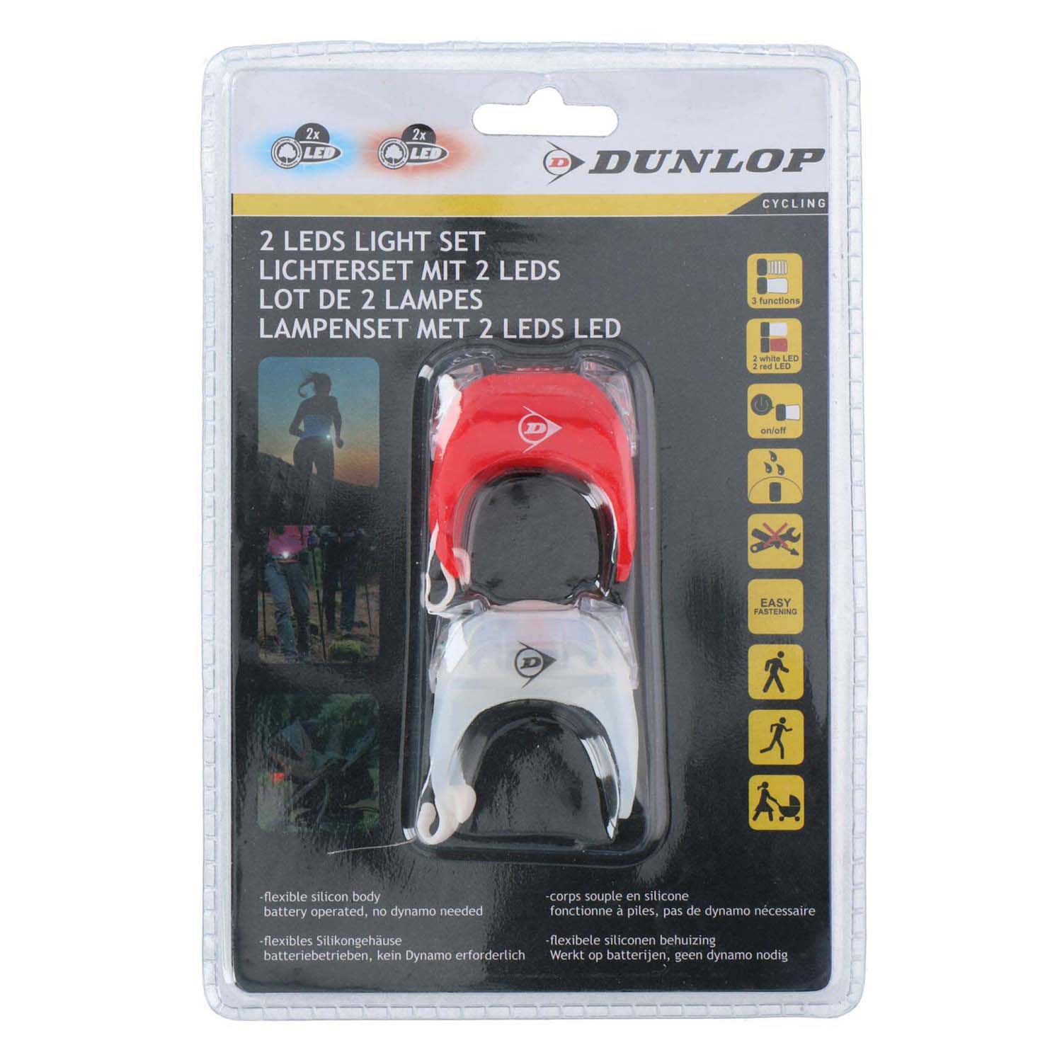 Dunlop - Dunlop fietslampenset 2dlg.
