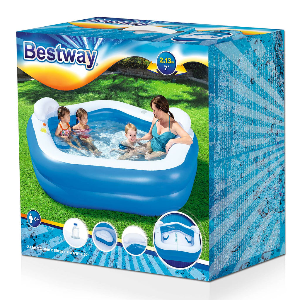 Bestway - familiebad vijfhoekig oasis 213