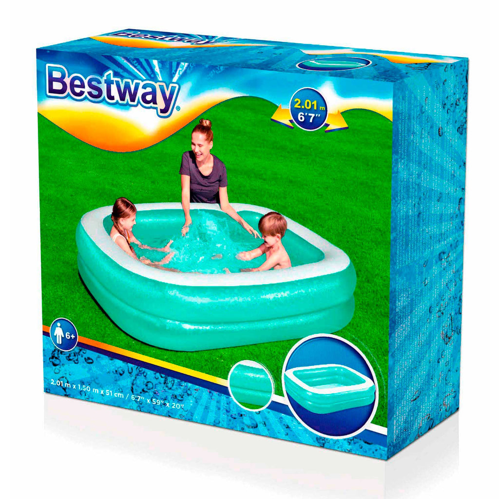 Bestway - familiezwembad rechthoek 201cm