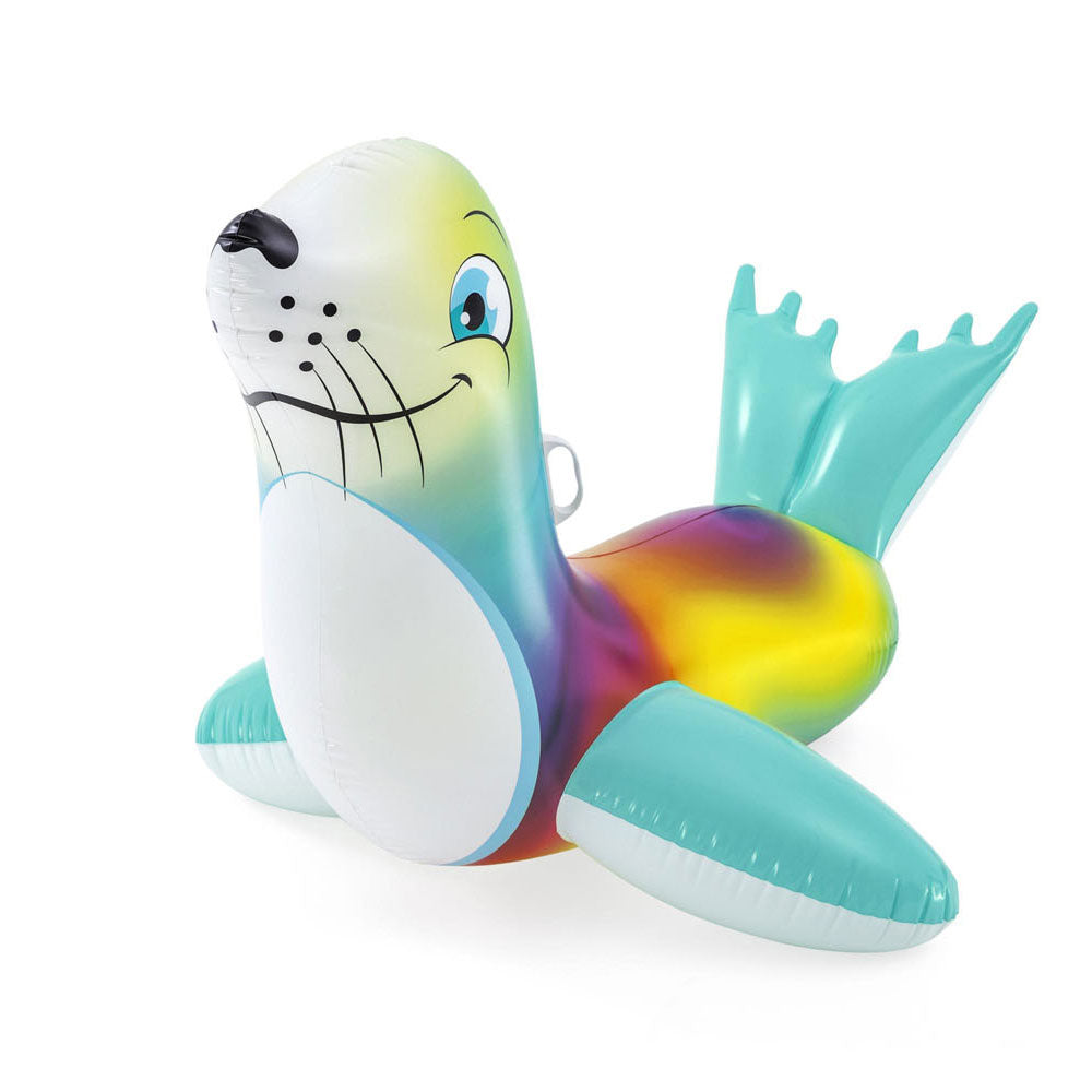 Bestway - opblaasfiguur zeehond ride-on