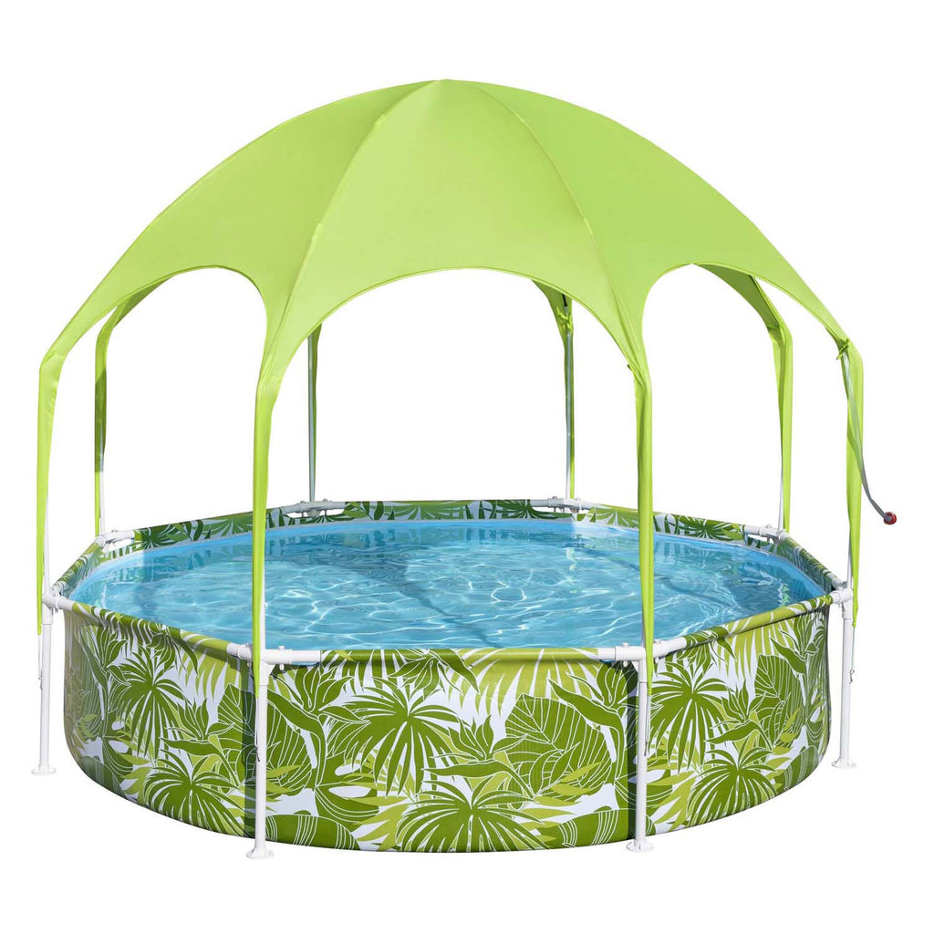 Bestway - my first frame zwembad splash-in-shade play rond met uv zonnescherm 244cm