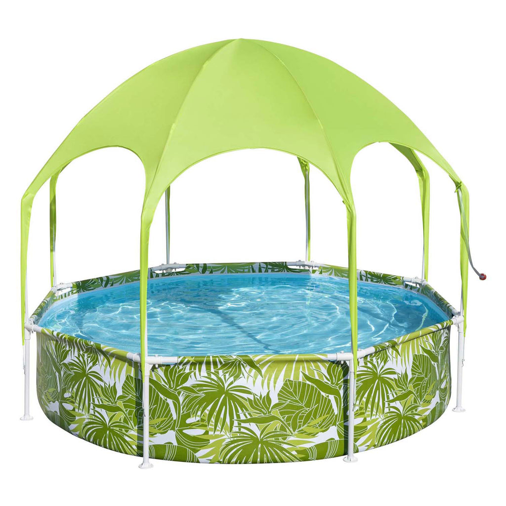 Bestway - my first frame zwembad splash-in-shade play rond met uv zonnescherm 244cm