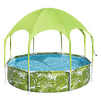 Bestway - my first frame zwembad splash-in-shade play rond met uv zonnescherm 244cm