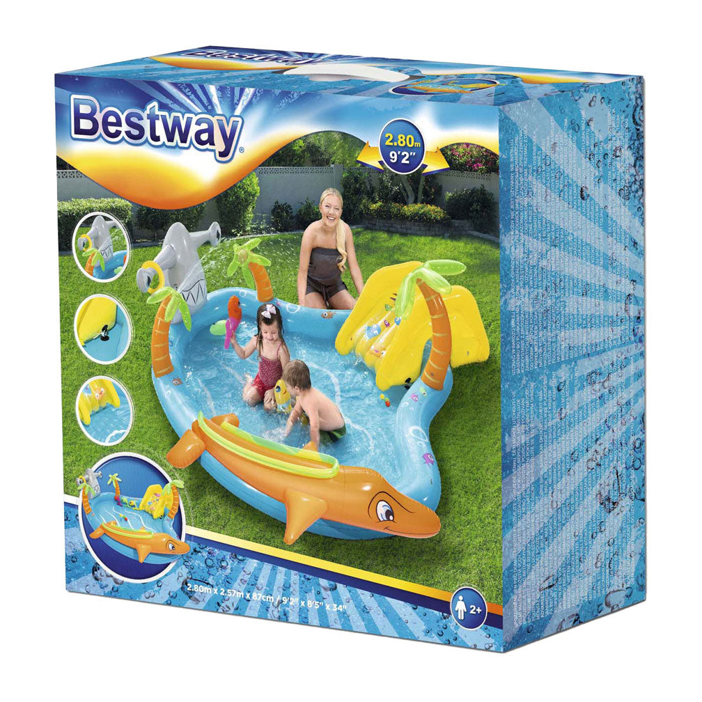 Bestway - speelzwembad zeedieren - 280x257x87cm