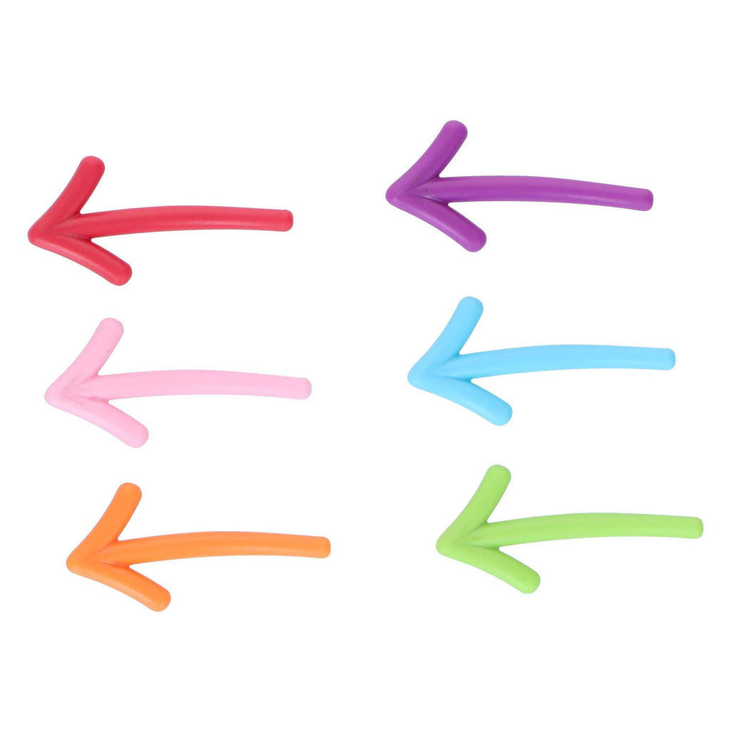 Memo mini magneet pijl, 6st.