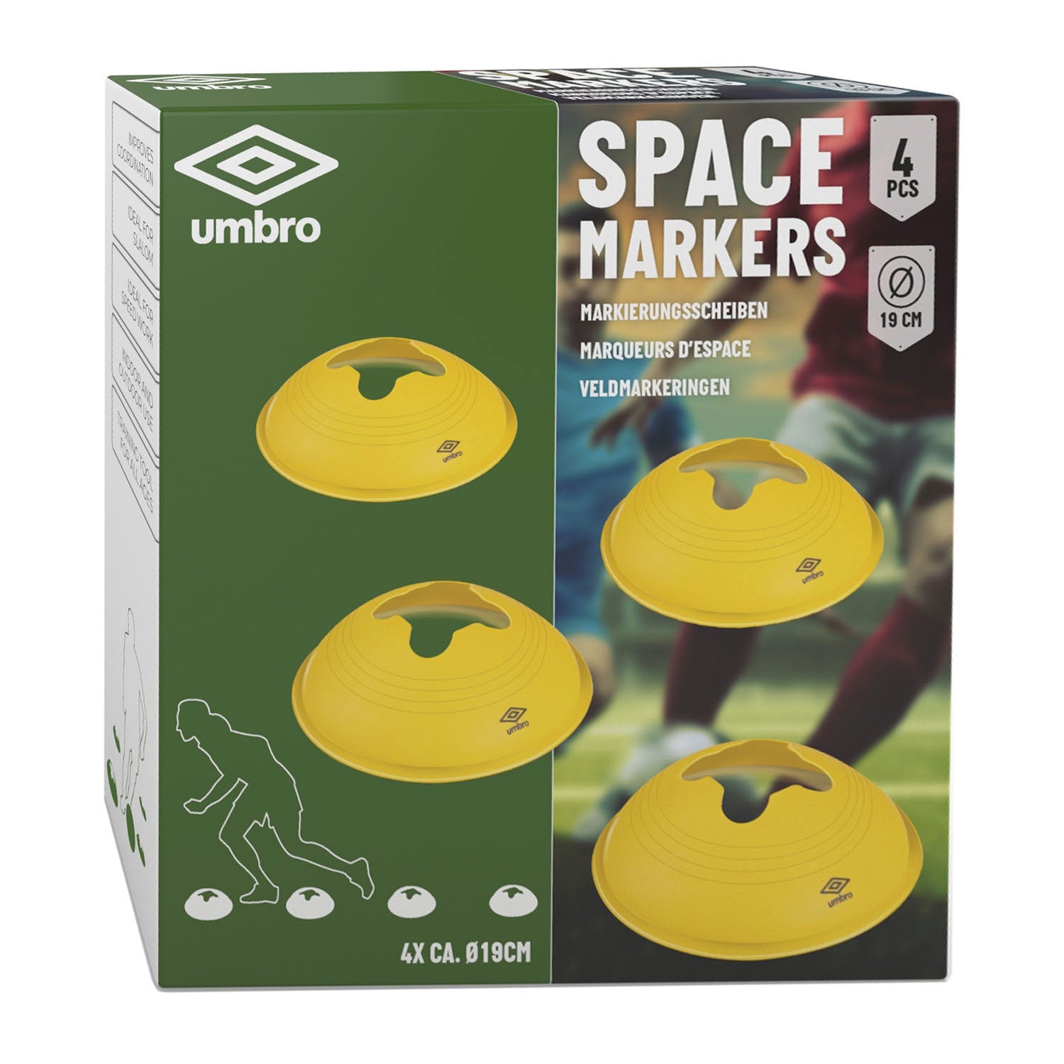 Umbro - Umbro markeerpionnen 4 stuks