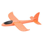 Eddy toys zweefvliegtuig foam - glider werp vliegtuig - speelgoed vliegtuig voor buiten - foam werpvliegtuig 47 cm - assorti - 1 willekeurige kleur