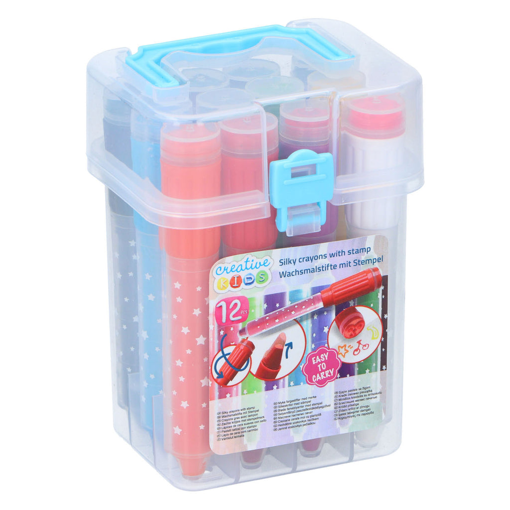 - Waskrijt met Stempel 12 stuks
