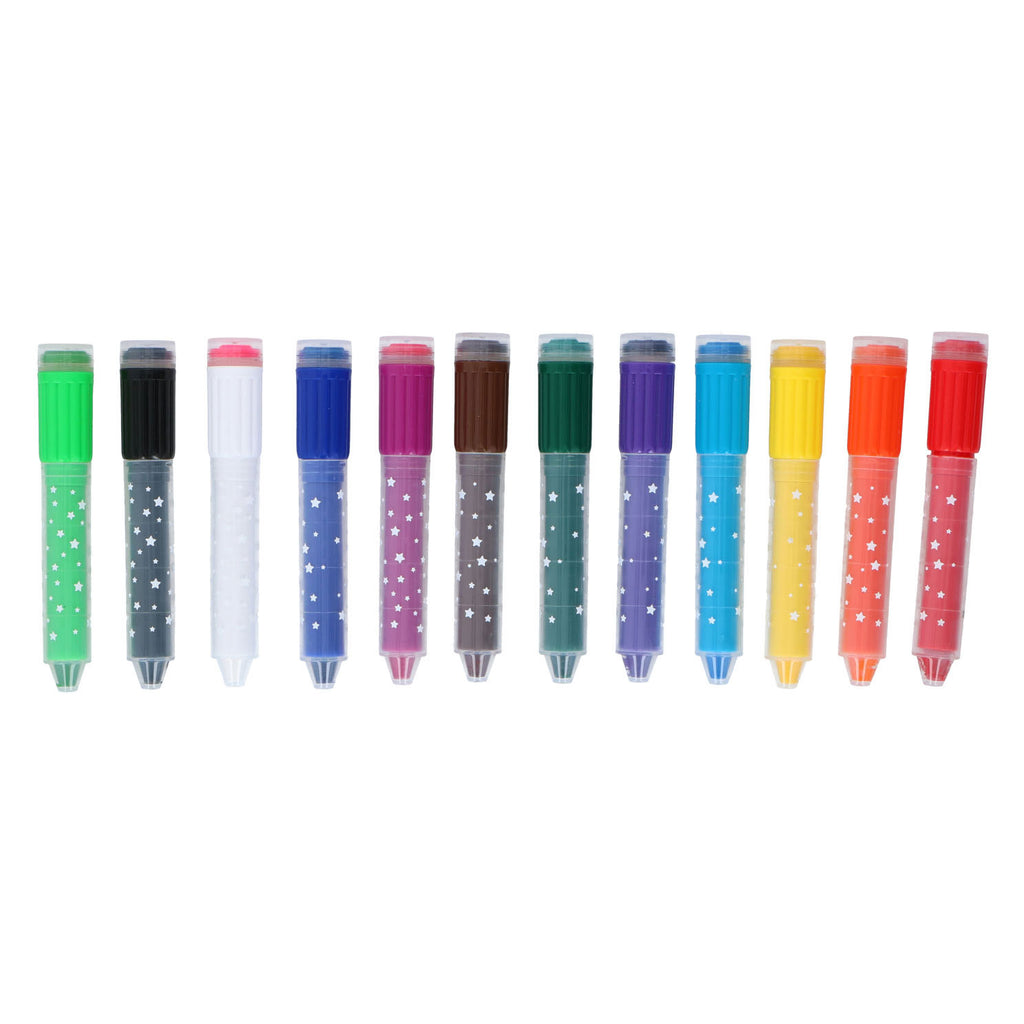 - Waskrijt met Stempel 12 stuks