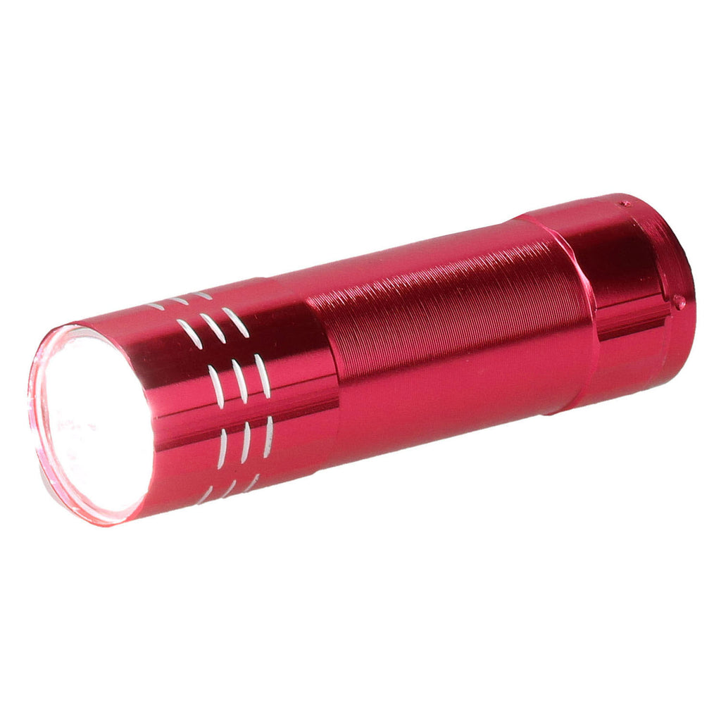 - Gekleurde Aluminium Zaklamp - 9Led