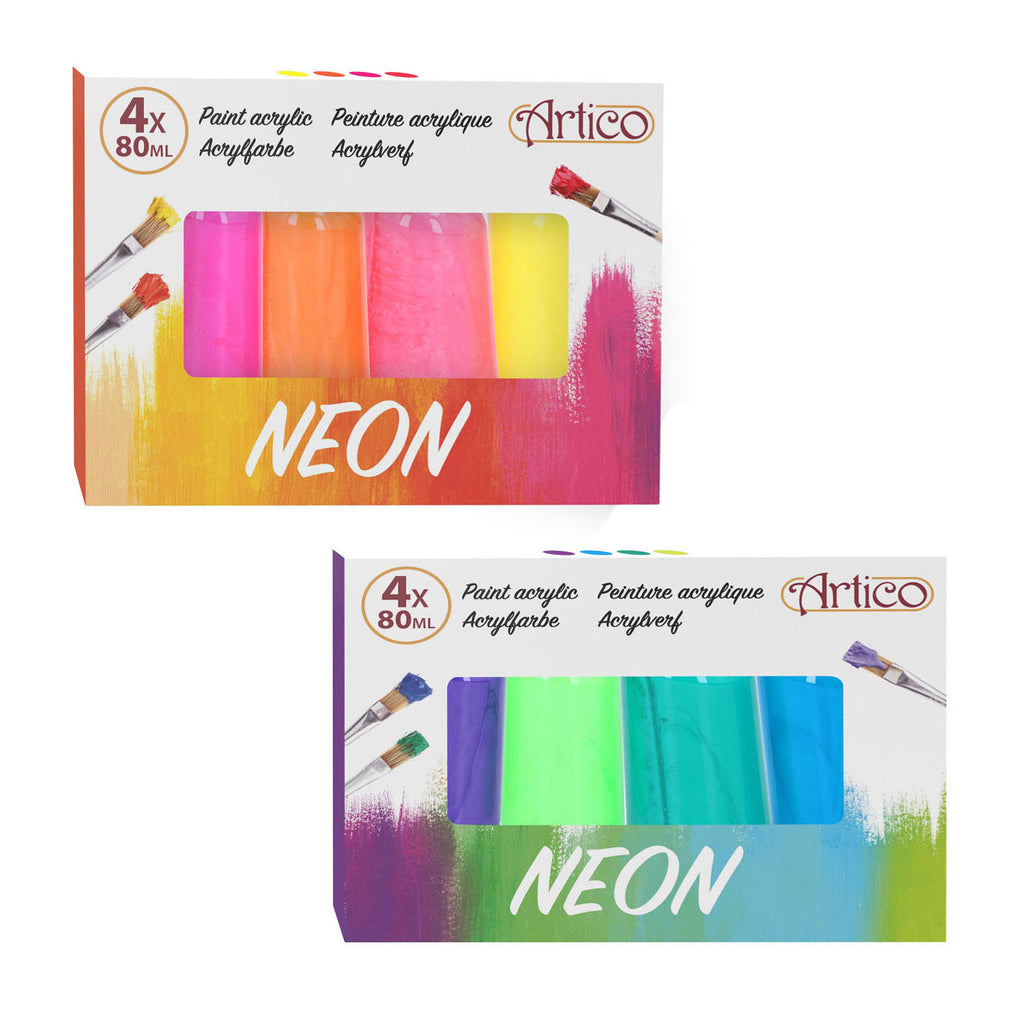 - Acrylverf Neon 4dlg.