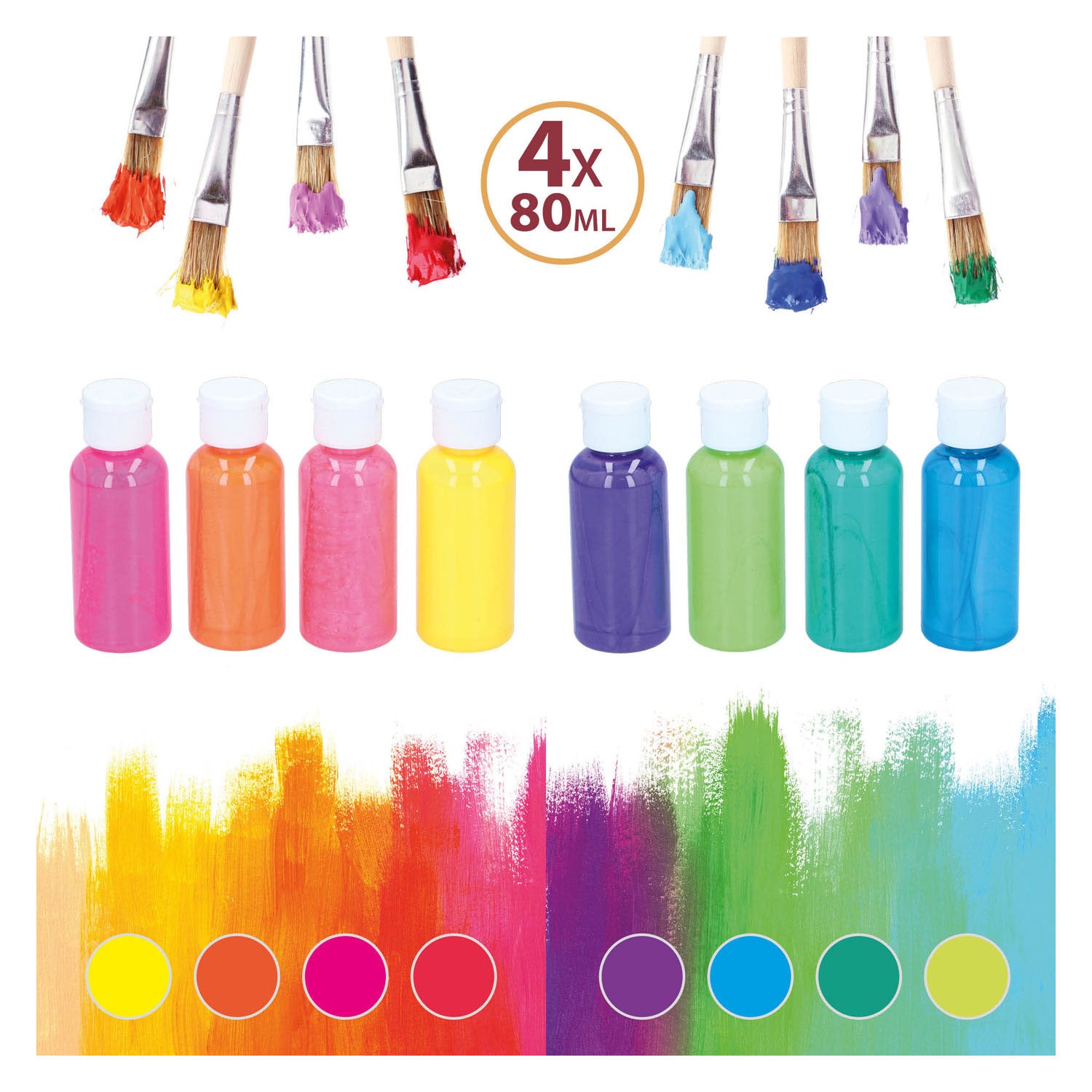 - Acrylverf Neon 4dlg.