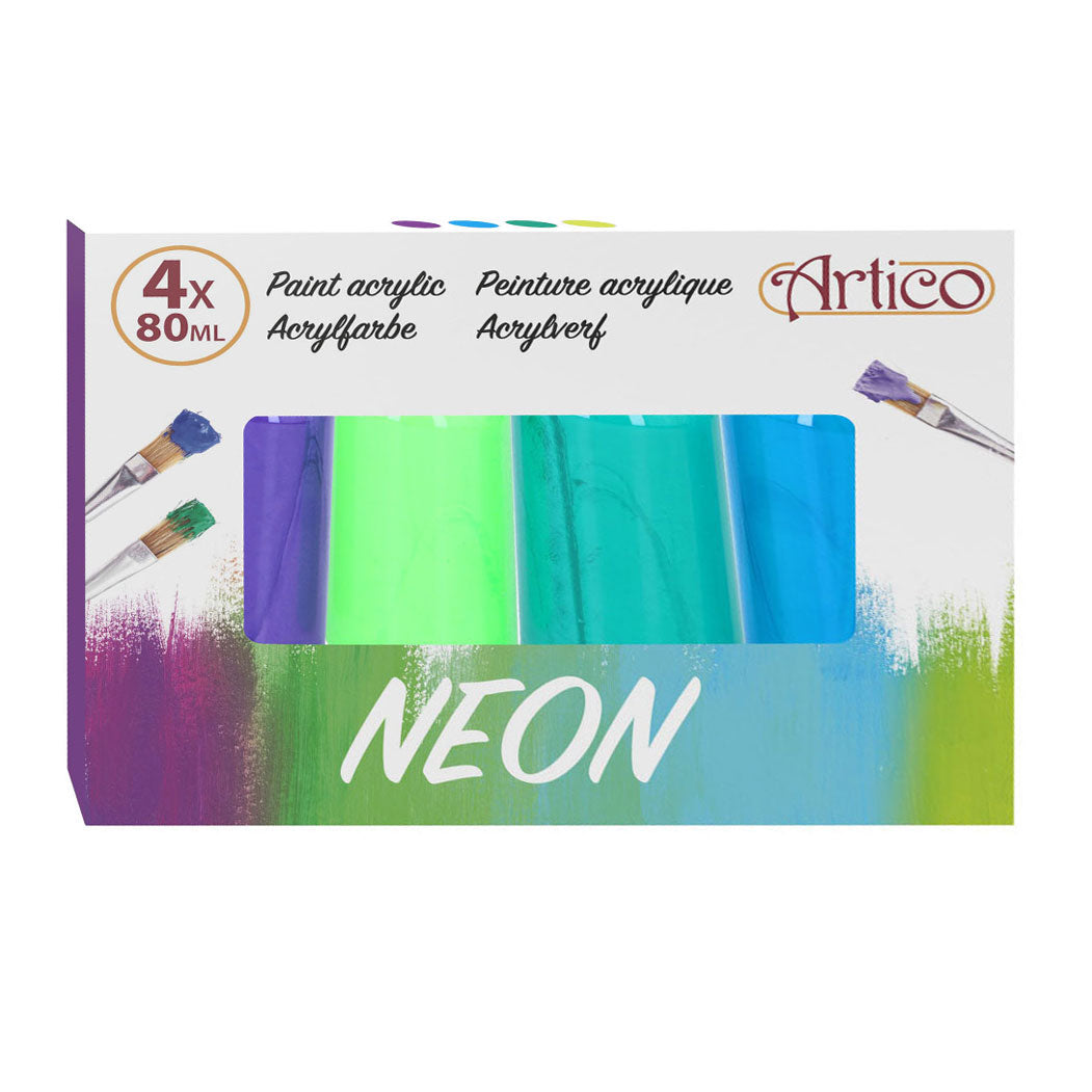 - Acrylverf Neon 4dlg.