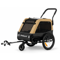 Polisport - dog trailer size m khaki / grey