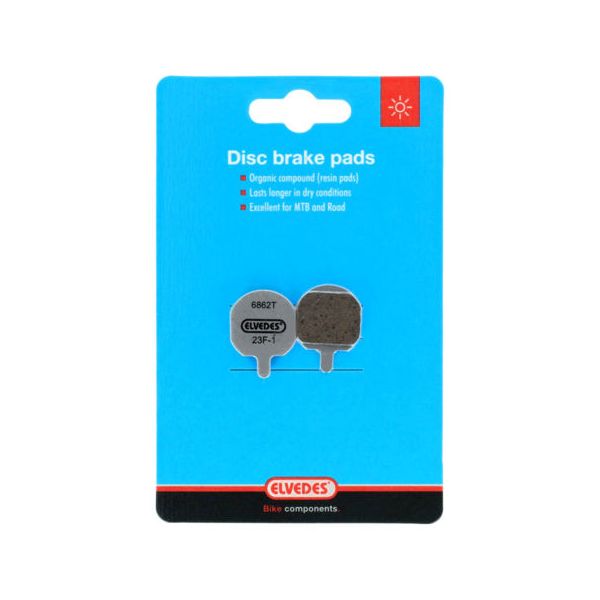 Elvedes - Schijfremblokset - hayes - organische compound (resin) - 1 paar
