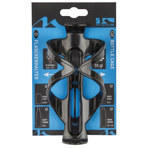 Botton Holder m-Wave Polycarbonate Black