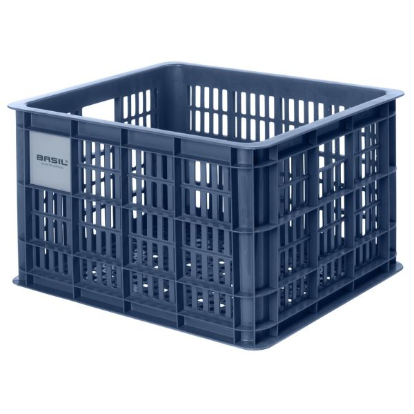 Caisse à vélo Basil M - moyenne - 29,5 litres - bleue