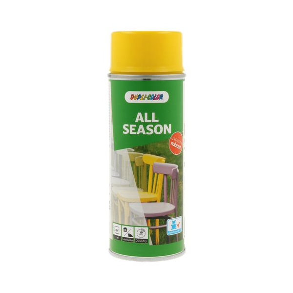 Dupli-color - Dupli-color Spuitlak ral-1021 - all season / 400 ml / koolzaadgeel glans