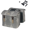 BASIL - BASIL Dubbele fietstas elegance mik 40 - 49 liter - chateau taupe