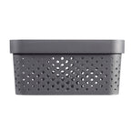 Curver infinity dots opbergmand 11 l antraciet | 2 stuks