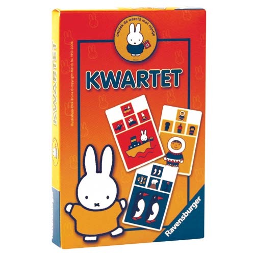 Ravensburger - nijntje kwartet ontdek de wereld